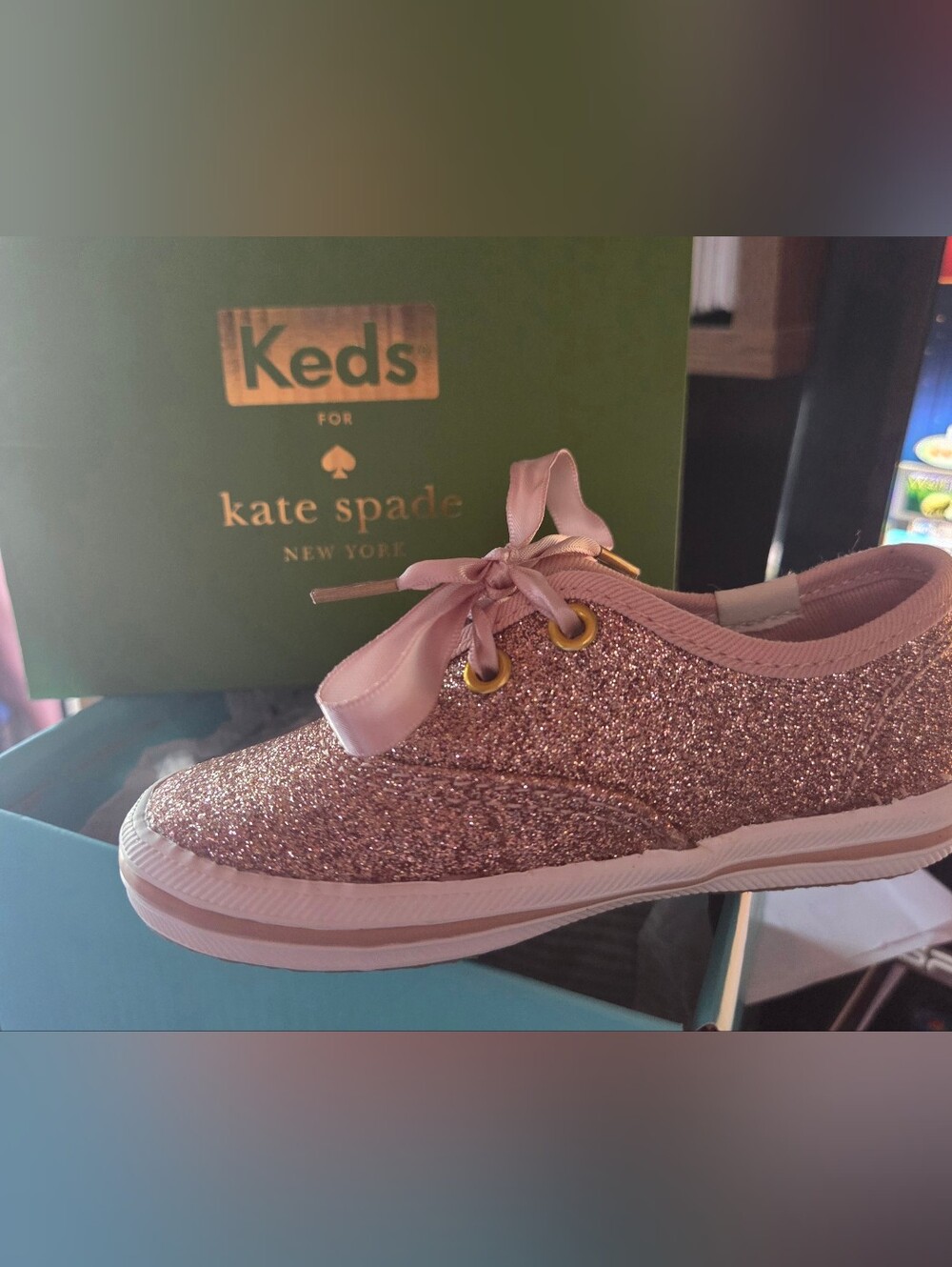 Keds Kate Spade Champion Sneakers in Rose Gold